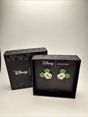 BaubleBar Disney x BaubleBar Mickey Mouse Spiderweb Glow-In-The-Dark Earrings